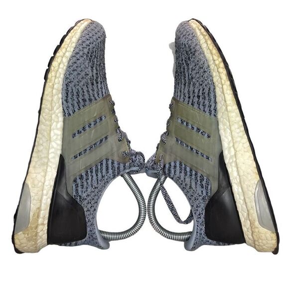 Adidas S80685 Ultra Boost 3.0 Primeknit Tactile Blue Sneakers - Size 6.5 - Picture 5 of 9